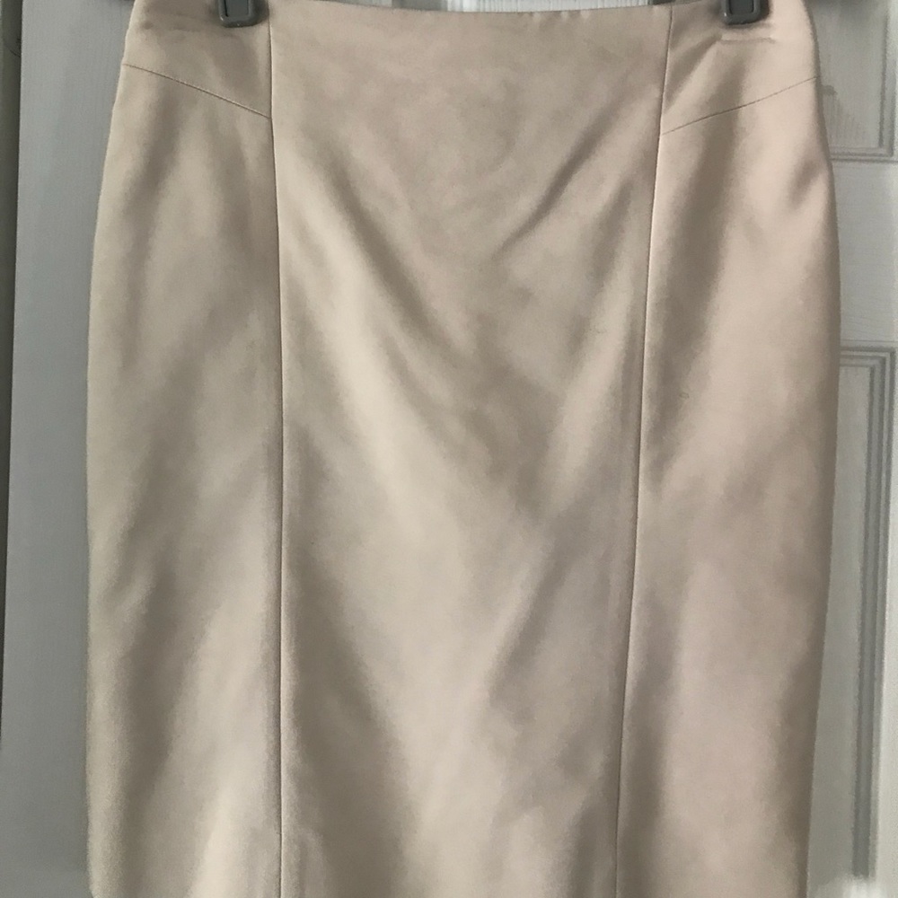 Tan Ann Taylor Pencil Skirt